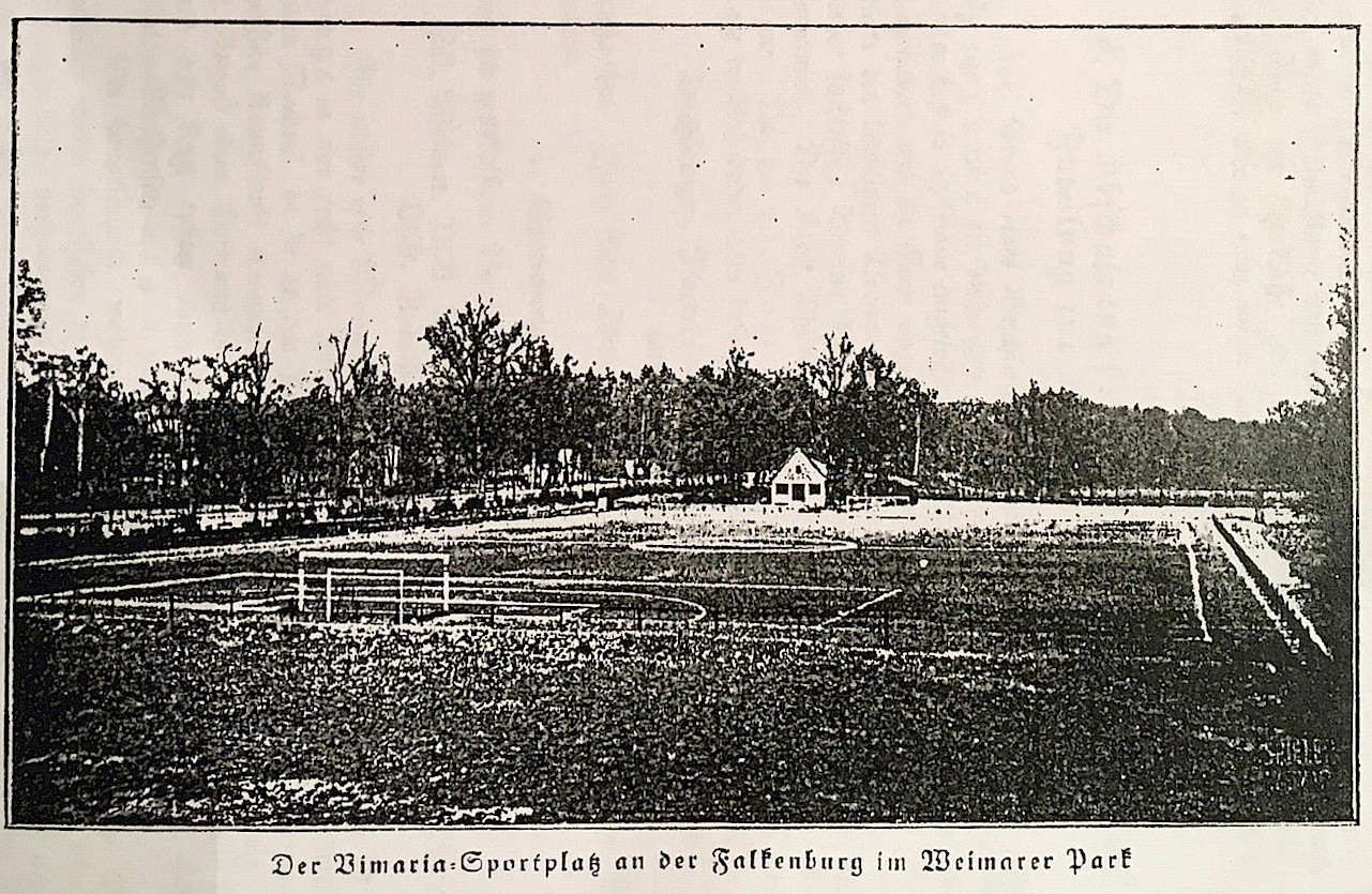 Sportplatz Falkenburg 1828 | Vereinschronik VfB Oberweimar