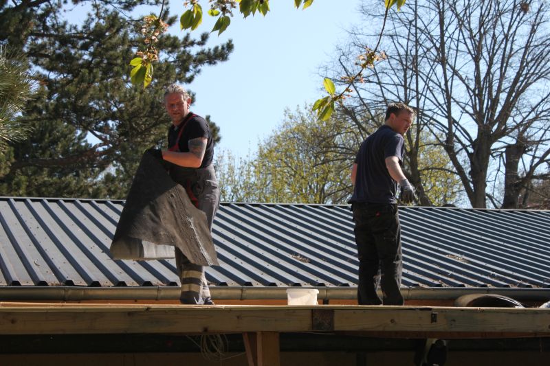 Umbaumaßnahmen am Vereinsheim des VfB Oberweimar