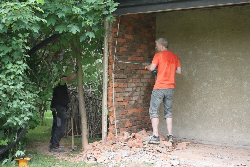 Arbeitseinsatz am Vereinsheim des VfB Oberweimar Arbeitseinsatz am Vereinsheim des VfB Oberweimar