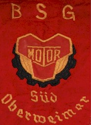 Vereinslogo der DDR-Zeit   | Vereinschronik VfB Oberweimar